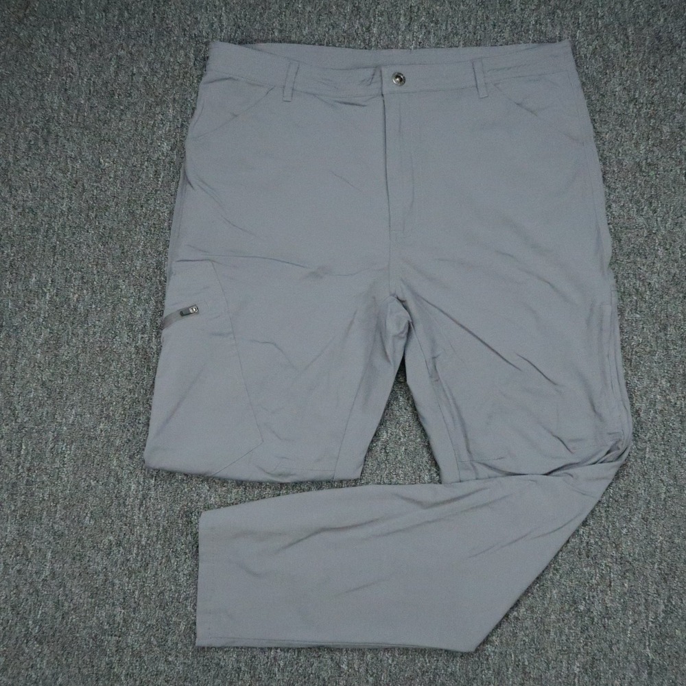 Savage Tacticians Pants Men 38x34 Gray Straight Zip Pocket Cargo Tactical Hiking